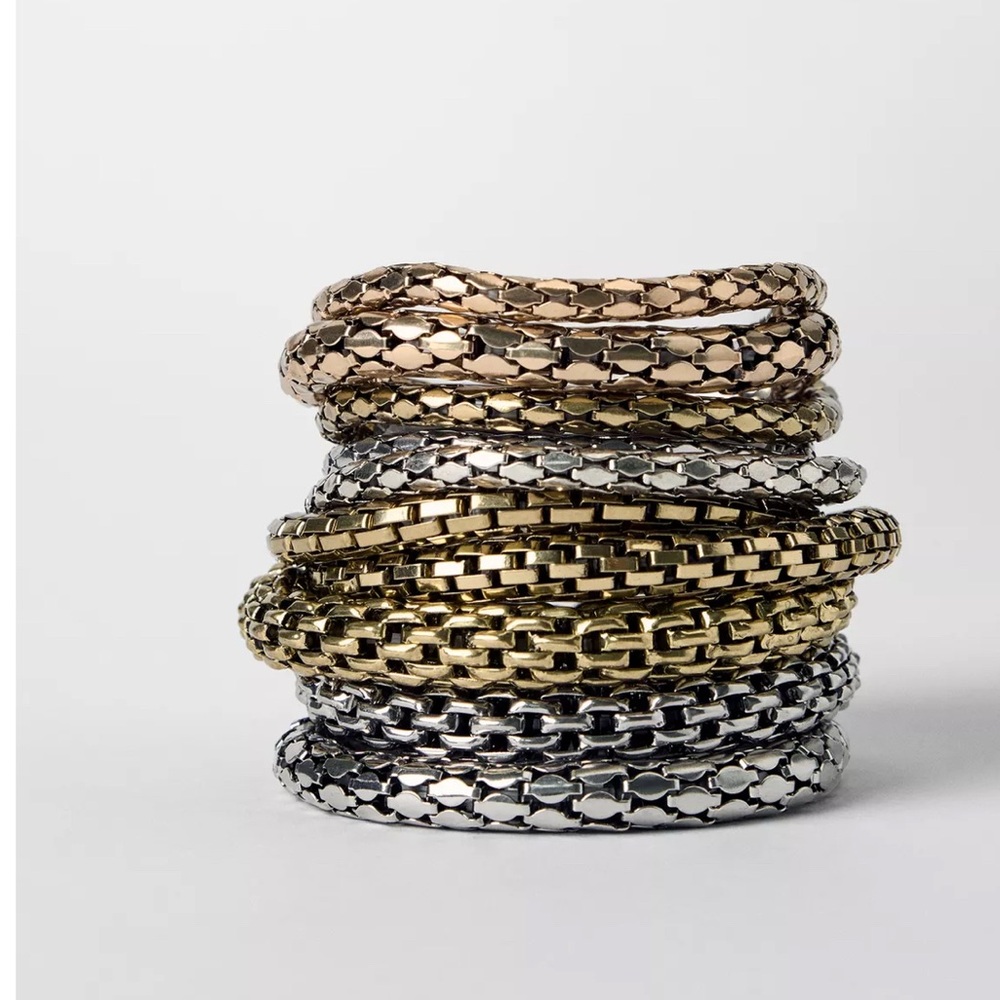 Kate Moss x ZARA NWT METAL BRACELET PACK Limited Edition!
